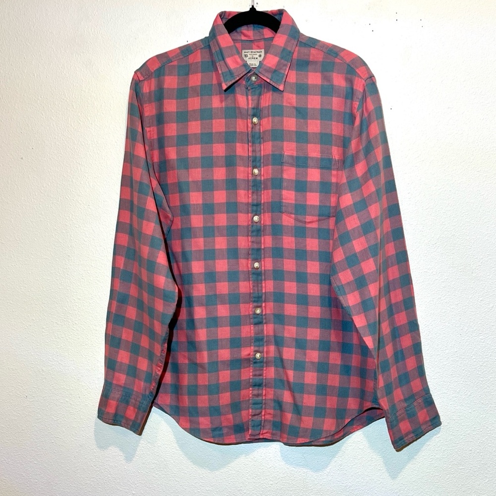 J. Crew Plaid Button-Down Shirt